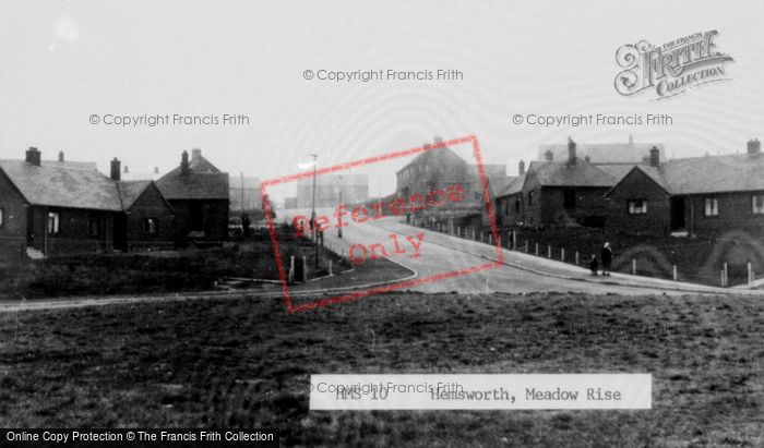 Photo of Hemsworth, Meadow Rise c.1955