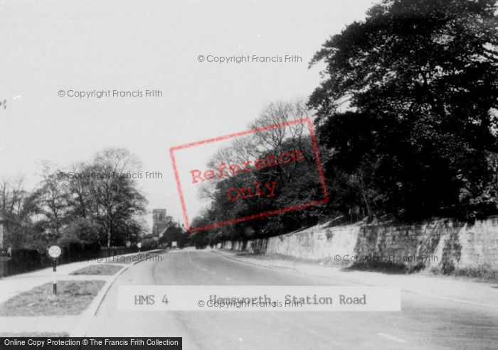 Photo of Hemsworth, Station Road c.1955