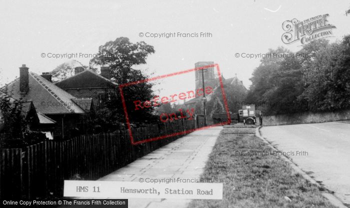 Photo of Hemsworth, Station Road c.1955