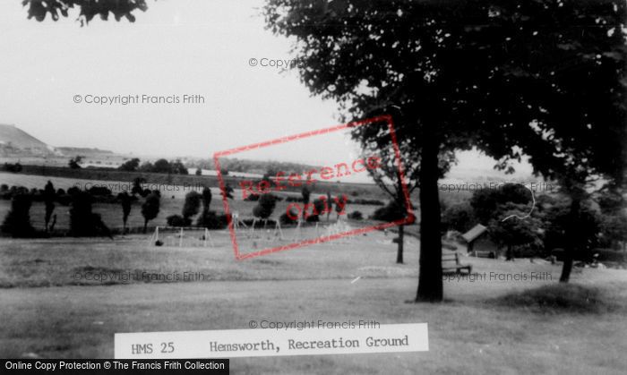 Photo of Hemsworth, The Recreation Ground c.1965