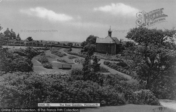 Photo of Hemsworth, The Rose Garden c.1965