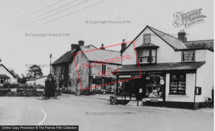 Photo of Hemyock, Drake's Stores And The Pump c.1955