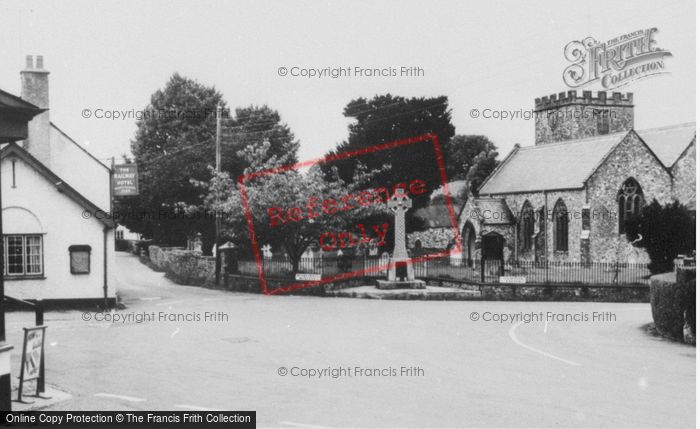 Photo of Hemyock, The Village c.1955