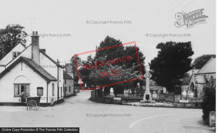 Photo of Hemyock, The Village c.1955