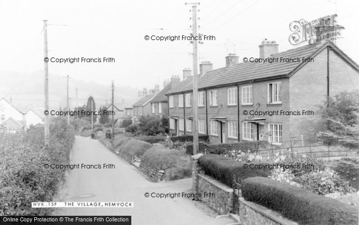 Photo of Hemyock, The Village c.1960