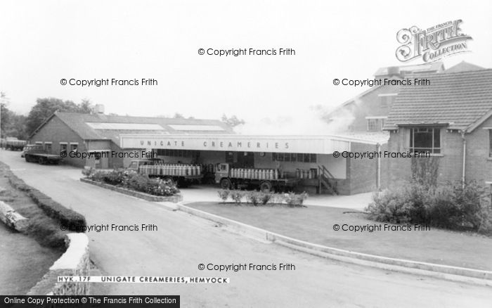 Photo of Hemyock, Unigate Creameries c.1960