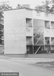 Henbury Court Flats In Station Road c.1960, Henbury
