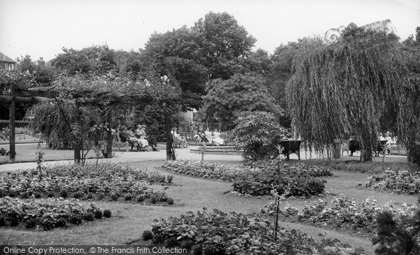 Photo of Hendon, Flower Gardens c.1955