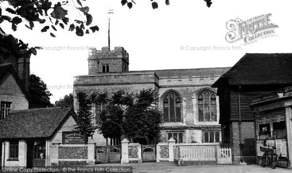 Photo of Hendon, St Mary's Parish Church c.1955