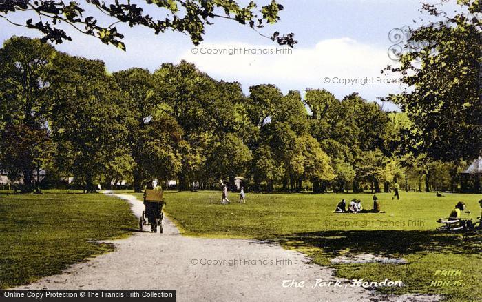 Photo of Hendon, The Park c.1955