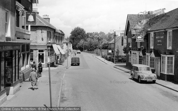 Photo of Henfield, High Street And White Hart c.1965