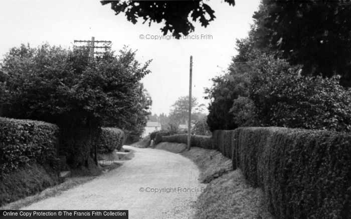 Photo of Henfield, Lane To London Road c.1955