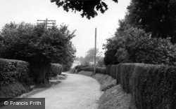 Lane To London Road c.1955, Henfield