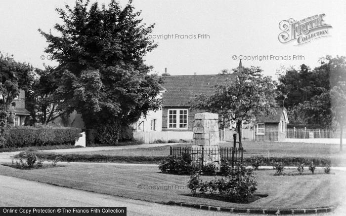 Photo of Henham, The School And Memorial Green c.1965