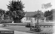 The School And Memorial Green c.1965, Henham