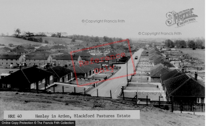 Photo of Henley In Arden, Blackford Pastures Estate c.1960