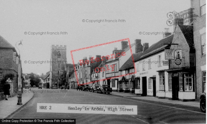 Photo of Henley In Arden, High Street c.1950
