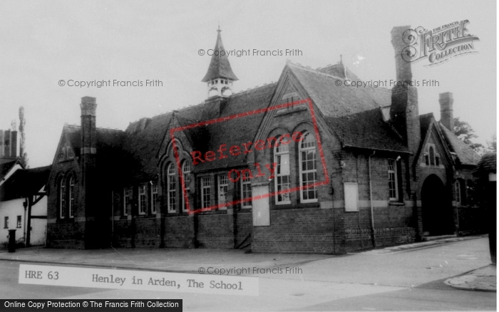 Photo of Henley In Arden, The School c.1965