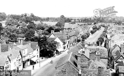 View From St John's Church Tower c.1950, Henley-In-Arden