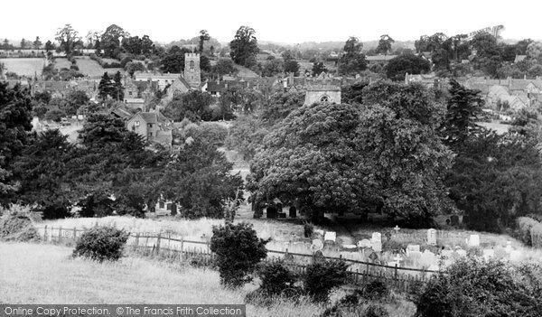 Photo of Henley In Arden, View From The Mount c.1950