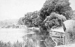 Boathouse And River c.1880, Henley-on-Thames