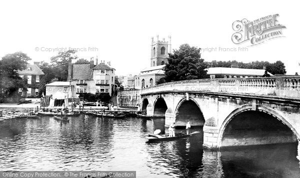 Photo of Henley On Thames, Bridge And Church 1890