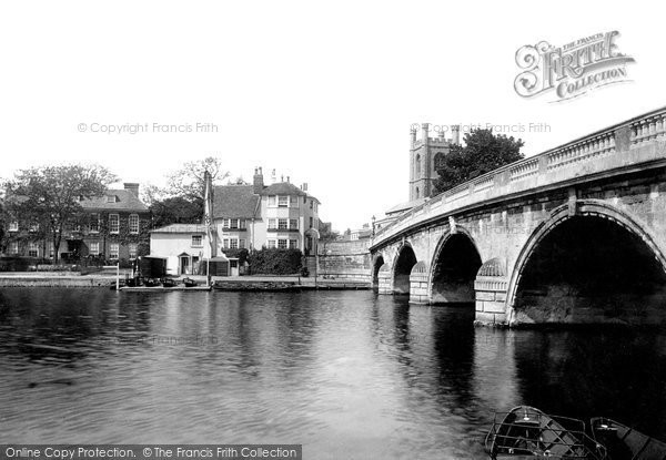 Photo of Henley On Thames, Bridge And Vicarage 1893