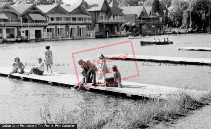 Photo of Henley On Thames, Enjoying The River c.1955