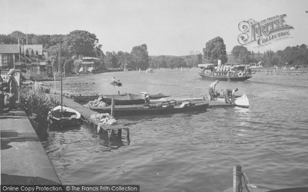 Photo of Henley On Thames, General View From Riverside c.1955