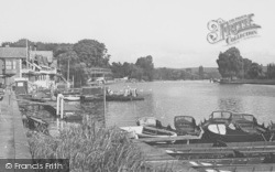 Landing Stage And River c.1955, Henley-on-Thames