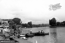 Landing Stage From Bridge c.1955, Henley-on-Thames