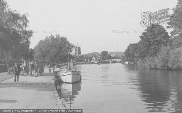 Photo of Henley On Thames, Riverside Walk c.1950