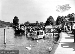 The Landing Stage And Steamer "Goring" c.1955, Henley-on-Thames