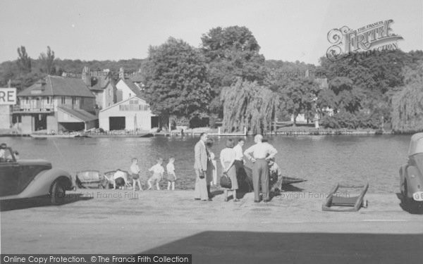 Photo of Henley On Thames, The Landing Stage, River Terrace c.1955