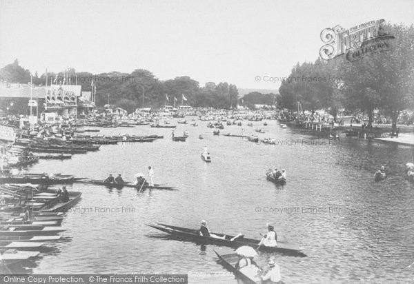 Photo of Henley On Thames, The Regatta, View From The Bridge 1899
