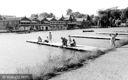 Tow Path Scene c.1955, Henley-on-Thames