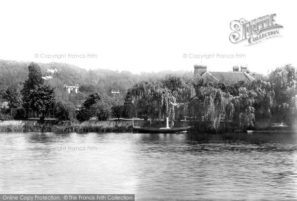 Photo of Henley On Thames, View From Red Lion Hotel Gardens 1893