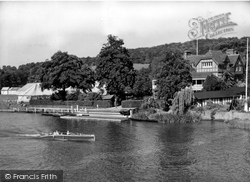View From Towpath Approach c.1955, Henley-on-Thames