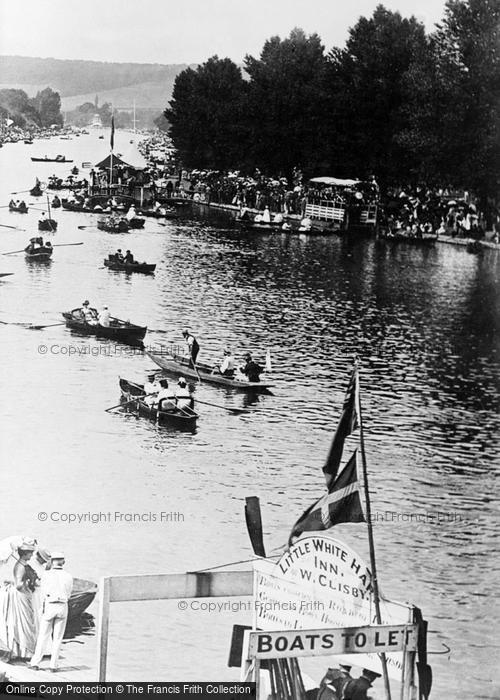 Photo of Henley On Thames, Watching The Regatta 1890