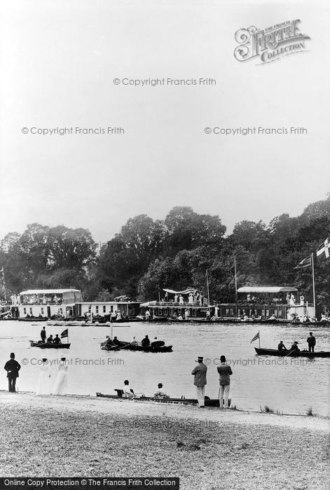 Photo of Henley On Thames, Watching The Regatta 1890