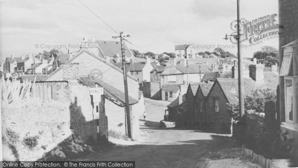 Photo of Henllan, From Church Street c.1960