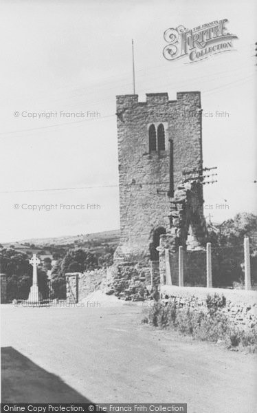 Photo of Henllan, The Church Tower c.1960