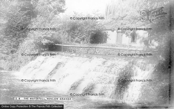 Photo of Henlow, The Waterfall, Henlow Grange c.1955