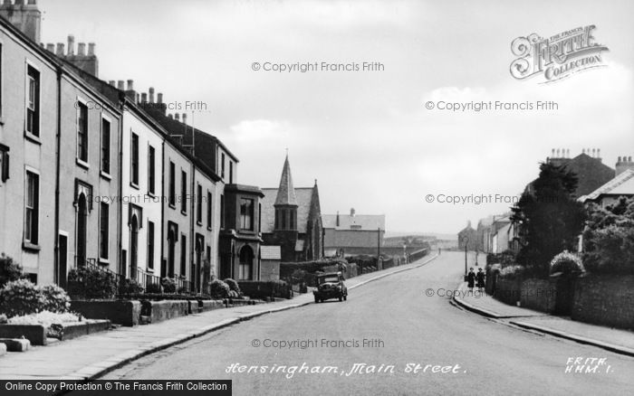 Photo of Hensingham, Main Street c.1955