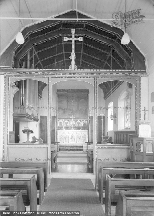 Photo of Hepple, The Church  Interior c.1955
