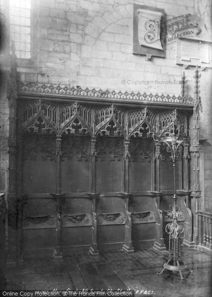 Photo of Hereford, All Saints Church, Stalls 1898