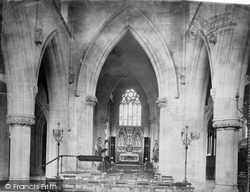 Belmont, Roman Catholic Church Interior c.1869, Hereford