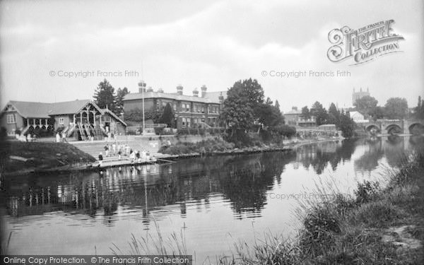Photo of Hereford, Boathouse On The River 1925