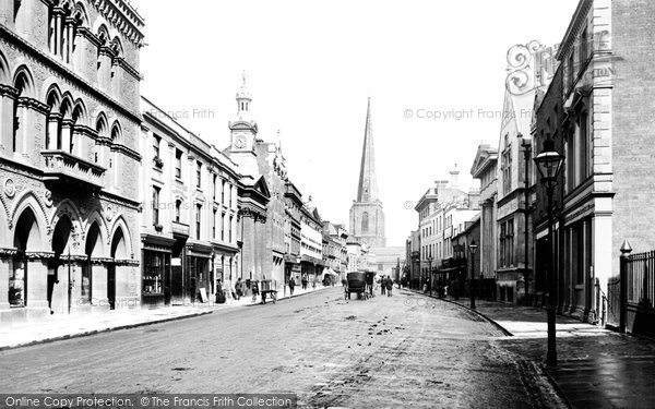 Photo of Hereford, Broad Street 1891