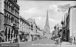 Broad Street c.1950, Hereford